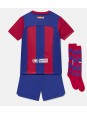 Barcelona Domácí dres pro děti 2023-24 Krátký Rukáv (+ trenýrky)